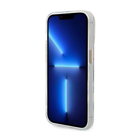 Guess Metal Outline Magsafe - Etui iPhone 14 Pro (przezroczysty / złoty) Guess Metal Outline Magsafe - Etui iPhone 14 Pro (przezroczysty / złoty)