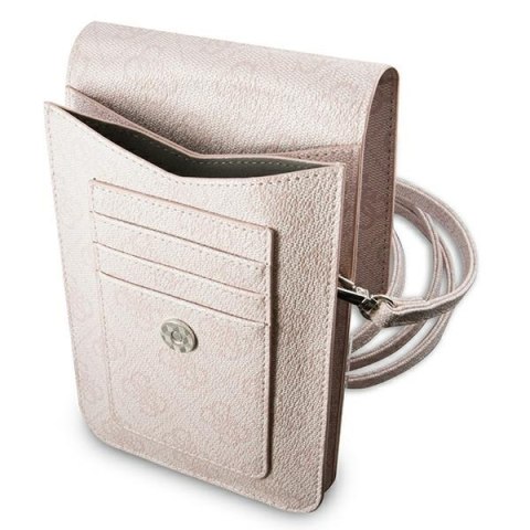 Guess Wallet 4G Triangle Logo Phone Bag - Torba na smartfona i akcesoria (Pink) Guess Wallet 4G Triangle Logo Phone Bag - Torba na smartfona i akcesoria (Pink)