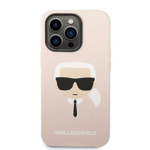 Karl Lagerfeld Silicone Ikonik Karl`s Head MagSafe - Etui iPhone 14 Pro Max (różowy) Karl Lagerfeld Silicone Ikonik Karl`s Head MagSafe - Etui iPhone 14 Pro Max (różowy)