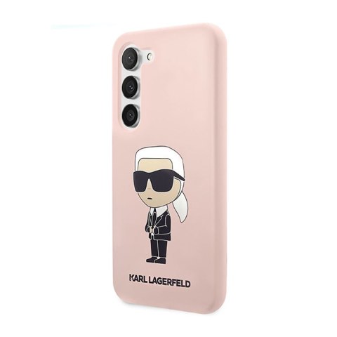 Karl Lagerfeld Silicone NFT Ikonik - Etui Samsung Galaxy S23 (różowy) Karl Lagerfeld Silicone NFT Ikonik - Etui Samsung Galaxy S23 (różowy)