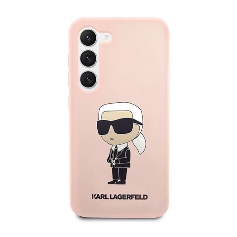 Karl Lagerfeld Silicone NFT Ikonik - Etui Samsung Galaxy S23 (różowy) Karl Lagerfeld Silicone NFT Ikonik - Etui Samsung Galaxy S23 (różowy)