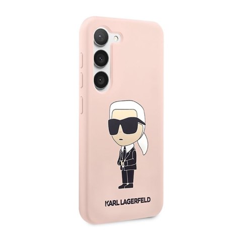 Karl Lagerfeld Silicone NFT Ikonik - Etui Samsung Galaxy S23 (różowy) Karl Lagerfeld Silicone NFT Ikonik - Etui Samsung Galaxy S23 (różowy)
