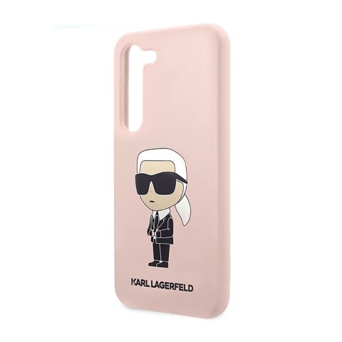 Karl Lagerfeld Silicone NFT Ikonik - Etui Samsung Galaxy S23 (różowy) Karl Lagerfeld Silicone NFT Ikonik - Etui Samsung Galaxy S23 (różowy)