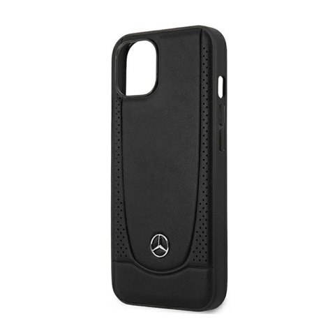 Mercedes Leather Urban Line - Etui iPhone 14 Plus (czarny) Mercedes Leather Urban Line - Etui iPhone 14 Plus (czarny)