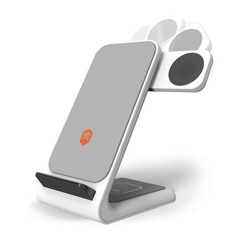 STM ChargeTree Swing - Ładowarka bezprzewodowa 3w1 do iPhone, AirPods i Apple Watch (biały) STM ChargeTree Swing - Ładowarka bezprzewodowa 3w1 do iPhone, AirPods i Apple Watch (biały)