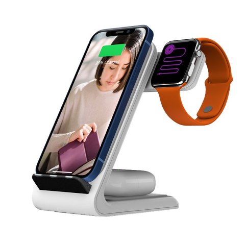 STM ChargeTree Swing - Ładowarka bezprzewodowa 3w1 do iPhone, AirPods i Apple Watch (biały) STM ChargeTree Swing - Ładowarka bezprzewodowa 3w1 do iPhone, AirPods i Apple Watch (biały)
