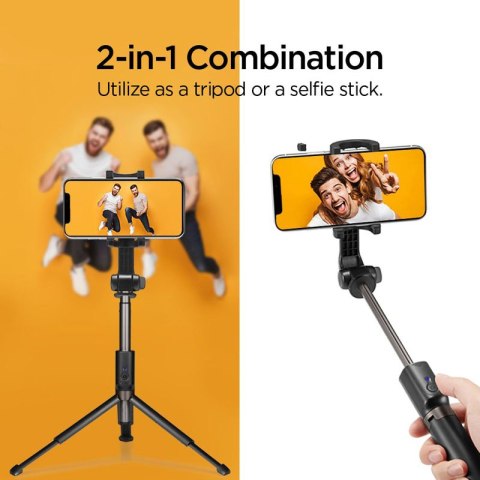 Spigen S540W - Statyw na smartfon / uchwyt selfie stick (Czarny) Spigen S540W - Statyw na smartfon / uchwyt selfie stick (Czarny)