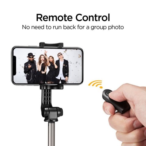Spigen S540W - Statyw na smartfon / uchwyt selfie stick (Czarny) Spigen S540W - Statyw na smartfon / uchwyt selfie stick (Czarny)