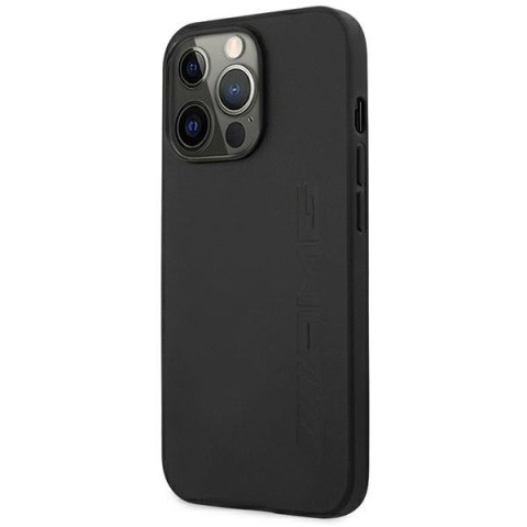 AMG Leather Hot Stamped - Etui iPhone 14 Pro Max (czarny) AMG Leather Hot Stamped - Etui iPhone 14 Pro Max (czarny)