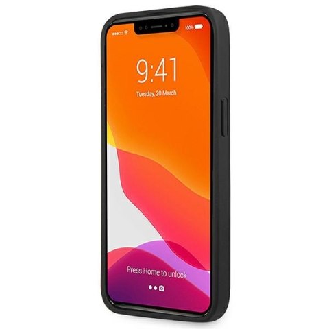 AMG Leather Hot Stamped - Etui iPhone 14 Pro Max (czarny) AMG Leather Hot Stamped - Etui iPhone 14 Pro Max (czarny)