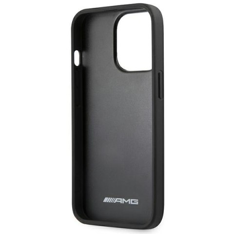 AMG Leather Hot Stamped - Etui iPhone 14 Pro Max (czarny) AMG Leather Hot Stamped - Etui iPhone 14 Pro Max (czarny)