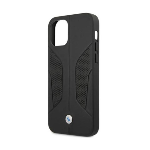 BMW Leather Perforate Sides - Etui iPhone 12 / iPhone 12 Pro (czarny) BMW Leather Perforate Sides - Etui iPhone 12 / iPhone 12 Pro (czarny)