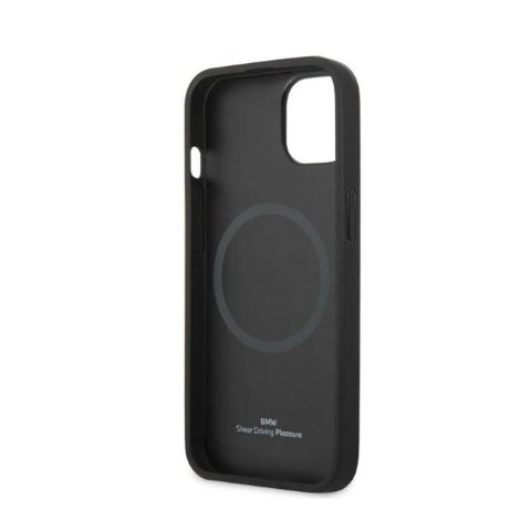 BMW Signature Logo Imprint MagSafe - Etui iPhone 14 Plus (czarny) BMW Signature Logo Imprint MagSafe - Etui iPhone 14 Plus (czarny)