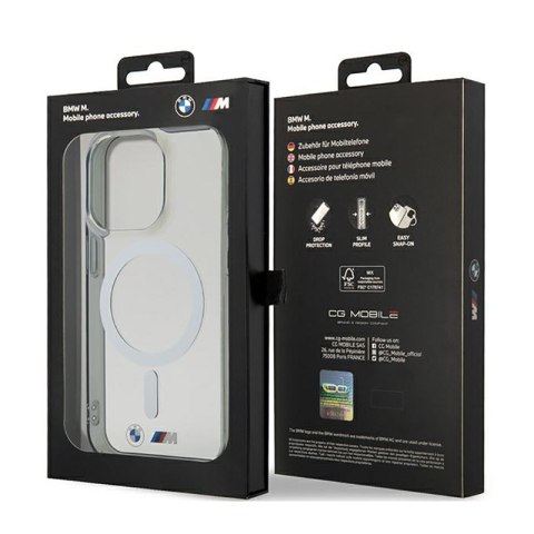 BMW Silver Ring MagSafe - Etui iPhone 14 Pro (Przezroczysty) BMW Silver Ring MagSafe - Etui iPhone 14 Pro (Przezroczysty)