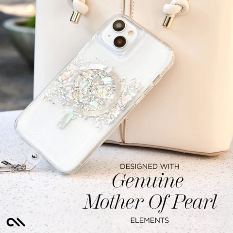 Case-Mate Karat MagSafe - Etui iPhone 15 / iPhone 14 / iPhone 13 zdobione masą perłową (A Touch of Pearl) Case-Mate Karat MagSafe - Etui iPhone 15 / iPhone 14 / iPhone 13 zdobione masą perłową (A Touch of Pearl)