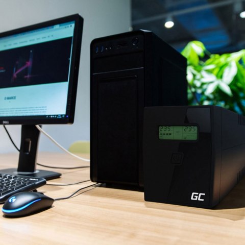 Green Cell - Zasilacz awaryjny UPS 2000VA 1200W Power Proof Green Cell - Zasilacz awaryjny UPS 2000VA 1200W Power Proof