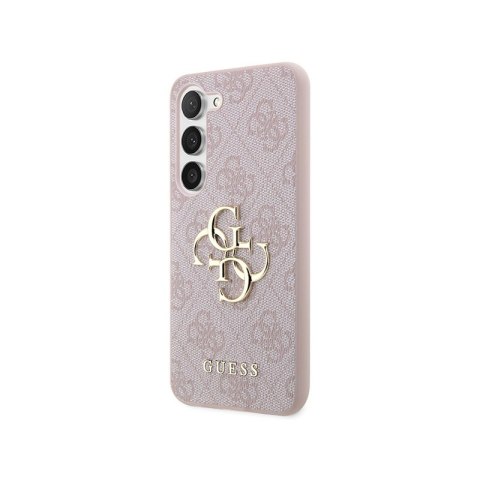 Guess 4G Big Metal Logo - Etui Samsung Galaxy S23 (różowy) Guess 4G Big Metal Logo - Etui Samsung Galaxy S23 (różowy)