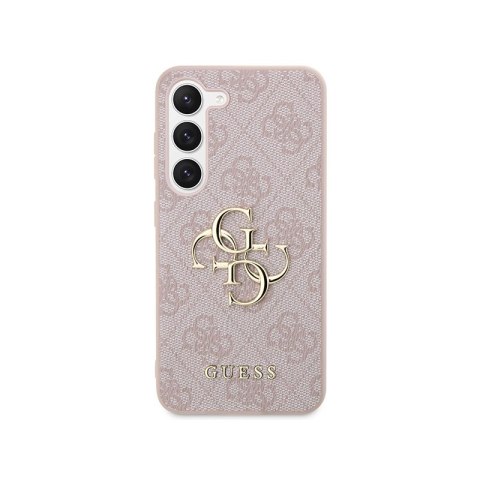 Guess 4G Big Metal Logo - Etui Samsung Galaxy S23 (różowy) Guess 4G Big Metal Logo - Etui Samsung Galaxy S23 (różowy)