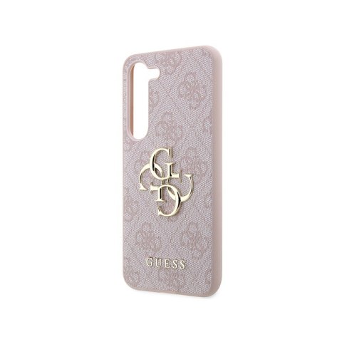 Guess 4G Big Metal Logo - Etui Samsung Galaxy S23 (różowy) Guess 4G Big Metal Logo - Etui Samsung Galaxy S23 (różowy)