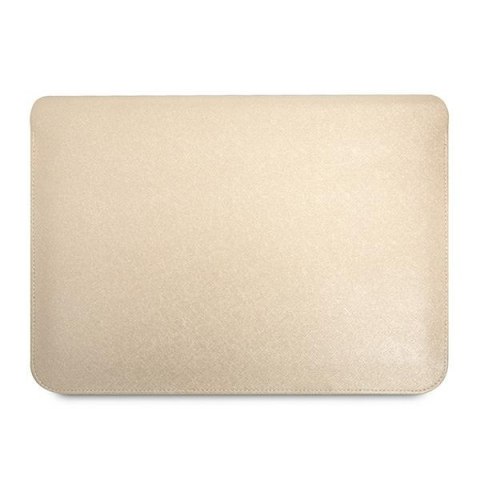 Guess Saffiano Triangle Logo Sleeve - Etui na notebooka 16" (beżowy) Guess Saffiano Triangle Logo Sleeve - Etui na notebooka 16" (beżowy)