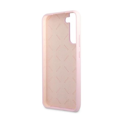 Guess Silicone Script Metal Logo - Etui Samsung Galaxy S22+ (lawenda) Guess Silicone Script Metal Logo - Etui Samsung Galaxy S22+ (lawenda)