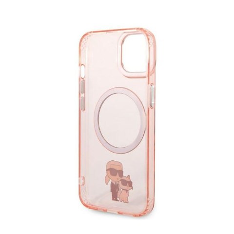 Karl Lagerfeld IML NFT Karl & Choupette MagSafe - Etui iPhone 14 Plus (różowy) Karl Lagerfeld IML NFT Karl & Choupette MagSafe - Etui iPhone 14 Plus (różowy)