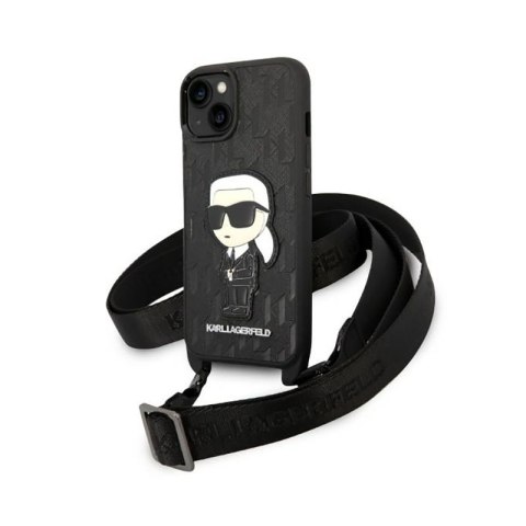 Karl Lagerfeld NFT Monogram Ikonik Patch - Etui iPhone 14 Plus (czarny) Karl Lagerfeld NFT Monogram Ikonik Patch - Etui iPhone 14 Plus (czarny)