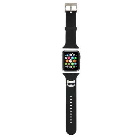 Karl Lagerfeld Silicone Choupette Head - Pasek do Apple Watch 42/44/45 mm (czarny) Karl Lagerfeld Silicone Choupette Head - Pasek do Apple Watch 42/44/45 mm (czarny)