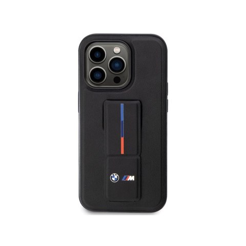 BMW Grip Stand Hot Stamp - Etui iPhone 14 Pro Max (czarny) BMW Grip Stand Hot Stamp - Etui iPhone 14 Pro Max (czarny)