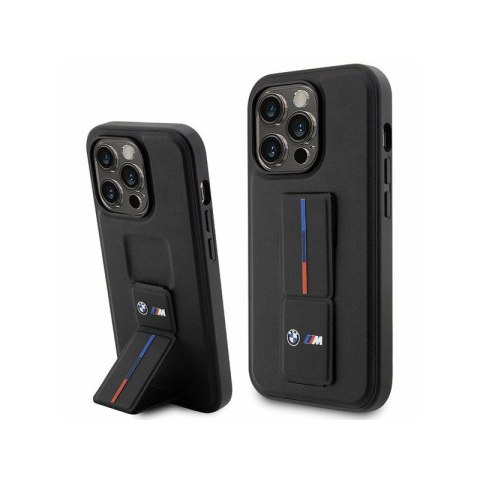 BMW Grip Stand Hot Stamp - Etui iPhone 14 Pro (czarny) BMW Grip Stand Hot Stamp - Etui iPhone 14 Pro (czarny)
