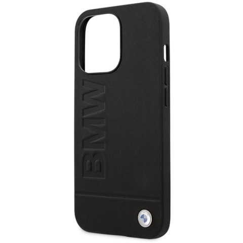 BMW Leather Hot Stamp MagSafe - Etui iPhone 14 Pro Max (Czarny) BMW Leather Hot Stamp MagSafe - Etui iPhone 14 Pro Max (Czarny)