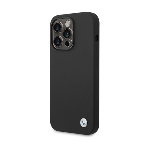 BMW Silicone Metal Logo - Etui iPhone 15 Pro Max (czarny) BMW Silicone Metal Logo - Etui iPhone 15 Pro Max (czarny)