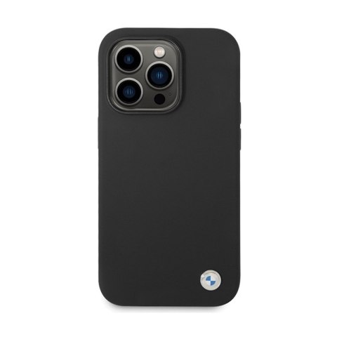 BMW Silicone Metal Logo - Etui iPhone 15 Pro Max (czarny) BMW Silicone Metal Logo - Etui iPhone 15 Pro Max (czarny)