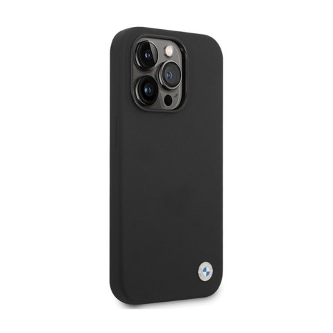 BMW Silicone Metal Logo - Etui iPhone 15 Pro Max (czarny) BMW Silicone Metal Logo - Etui iPhone 15 Pro Max (czarny)