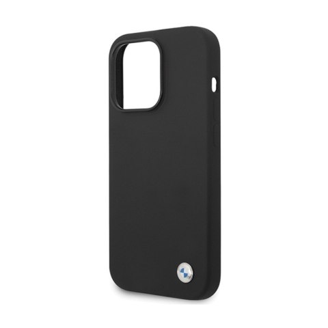 BMW Silicone Metal Logo - Etui iPhone 15 Pro Max (czarny) BMW Silicone Metal Logo - Etui iPhone 15 Pro Max (czarny)