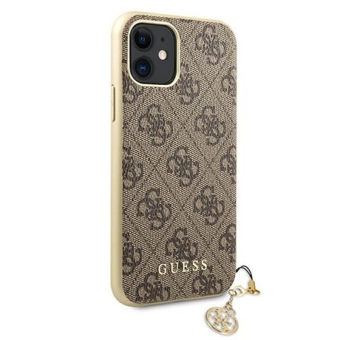 Guess 4G Charms Collection - Etui iPhone 11 (brązowy) Guess 4G Charms Collection - Etui iPhone 11 (brązowy)