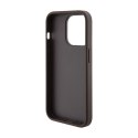 Guess Grip Stand 4G Triangle Strass Logo - Etui iPhone 15 Pro Max (brązowy)