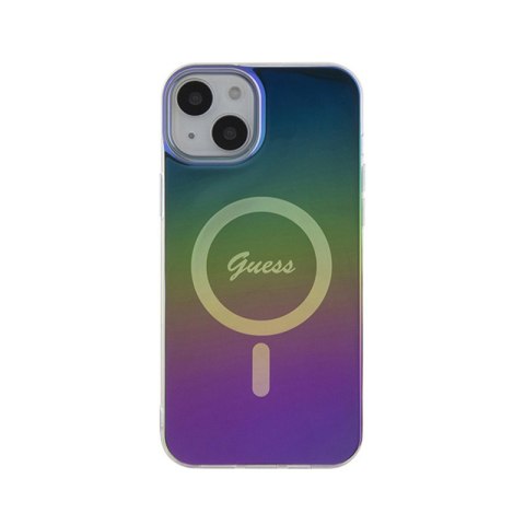 Guess IML Iridescent MagSafe - Etui iPhone 15 Plus (kolorowy) Guess IML Iridescent MagSafe - Etui iPhone 15 Plus (kolorowy)