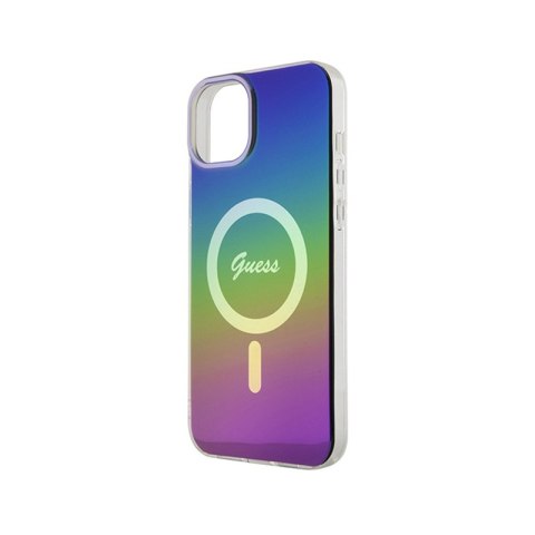 Guess IML Iridescent MagSafe - Etui iPhone 15 Plus (kolorowy) Guess IML Iridescent MagSafe - Etui iPhone 15 Plus (kolorowy)