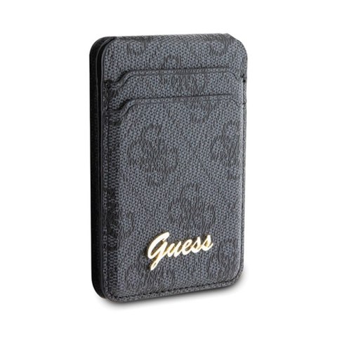 Guess Wallet Cardslot Stand MagSafe 4G Classic Logo - Portfel magnetyczny z funkcją standu (czarny) Guess Wallet Cardslot Stand MagSafe 4G Classic Logo - Portfel magnetyczny z funkcją standu (czarny)