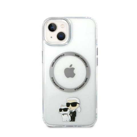 Karl Lagerfeld IML NFT Karl & Choupette MagSafe - Etui iPhone 14 Plus (przezroczysty) Karl Lagerfeld IML NFT Karl & Choupette MagSafe - Etui iPhone 14 Plus (przezroczysty)