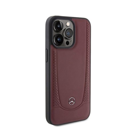 Mercedes Leather Urban Line - Etui iPhone 15 Pro (czerwony) Mercedes Leather Urban Line - Etui iPhone 15 Pro (czerwony)