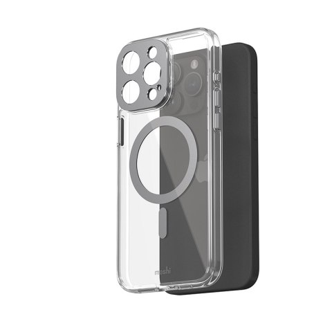 Moshi iGlaze MagSafe - Etui iPhone 15 Pro Max (Meteorite Gray) Moshi iGlaze MagSafe - Etui iPhone 15 Pro Max (Meteorite Gray)