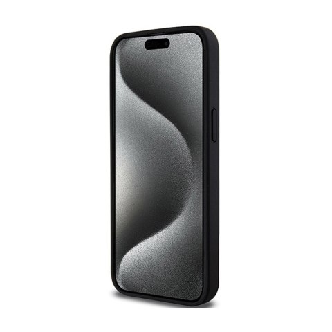 BMW Perforated Twisted Line MagSafe - Etui iPhone 15 Pro (czarny) BMW Perforated Twisted Line MagSafe - Etui iPhone 15 Pro (czarny)