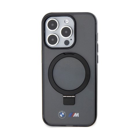 BMW Ring Stand M Collection MagSafe - Etui iPhone 15 Pro (czarny) BMW Ring Stand M Collection MagSafe - Etui iPhone 15 Pro (czarny)