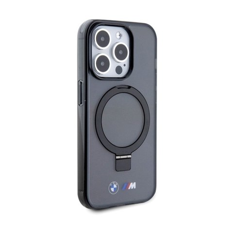 BMW Ring Stand M Collection MagSafe - Etui iPhone 15 Pro (czarny) BMW Ring Stand M Collection MagSafe - Etui iPhone 15 Pro (czarny)