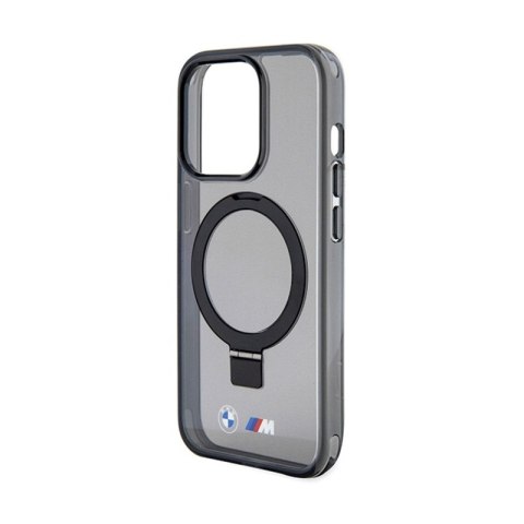 BMW Ring Stand M Collection MagSafe - Etui iPhone 15 Pro (czarny) BMW Ring Stand M Collection MagSafe - Etui iPhone 15 Pro (czarny)