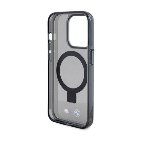 BMW Ring Stand M Collection MagSafe - Etui iPhone 15 Pro (czarny) BMW Ring Stand M Collection MagSafe - Etui iPhone 15 Pro (czarny)