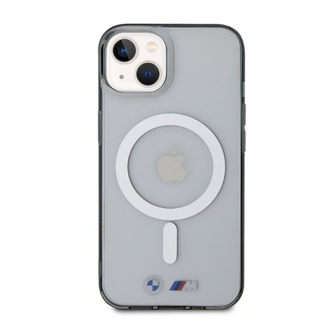 BMW Silver Ring MagSafe - Etui iPhone 14 (Przezroczysty) BMW Silver Ring MagSafe - Etui iPhone 14 (Przezroczysty)