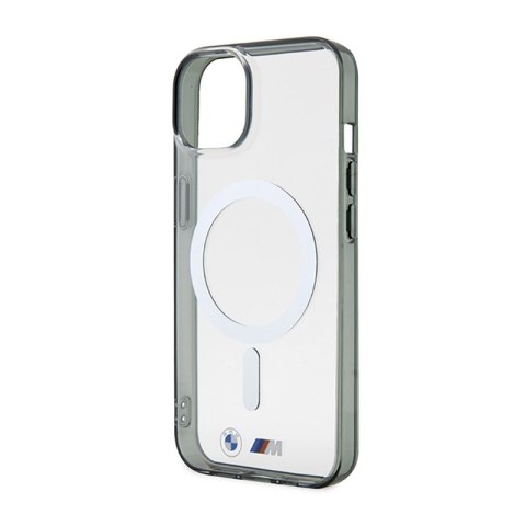 BMW Silver Ring MagSafe - Etui iPhone 14 (Przezroczysty) BMW Silver Ring MagSafe - Etui iPhone 14 (Przezroczysty)